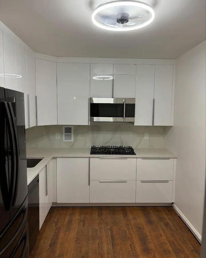 Renovated kitchen with quartz countertops in River Park